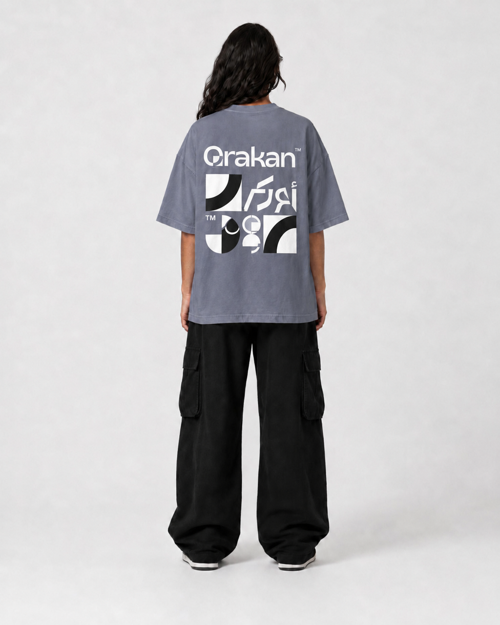 Blocks T-Shirt — Gunmetal