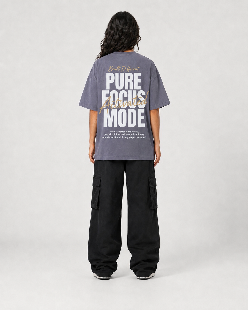 Focus T-Shirt — Burgundy