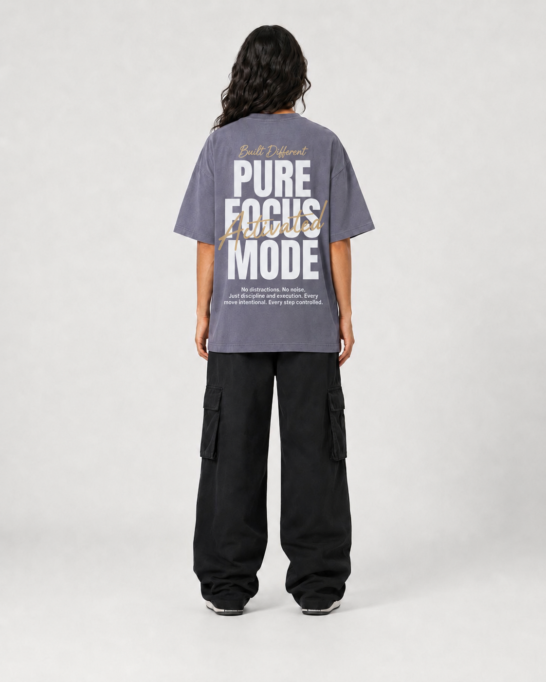 Focus T-Shirt — Burgundy