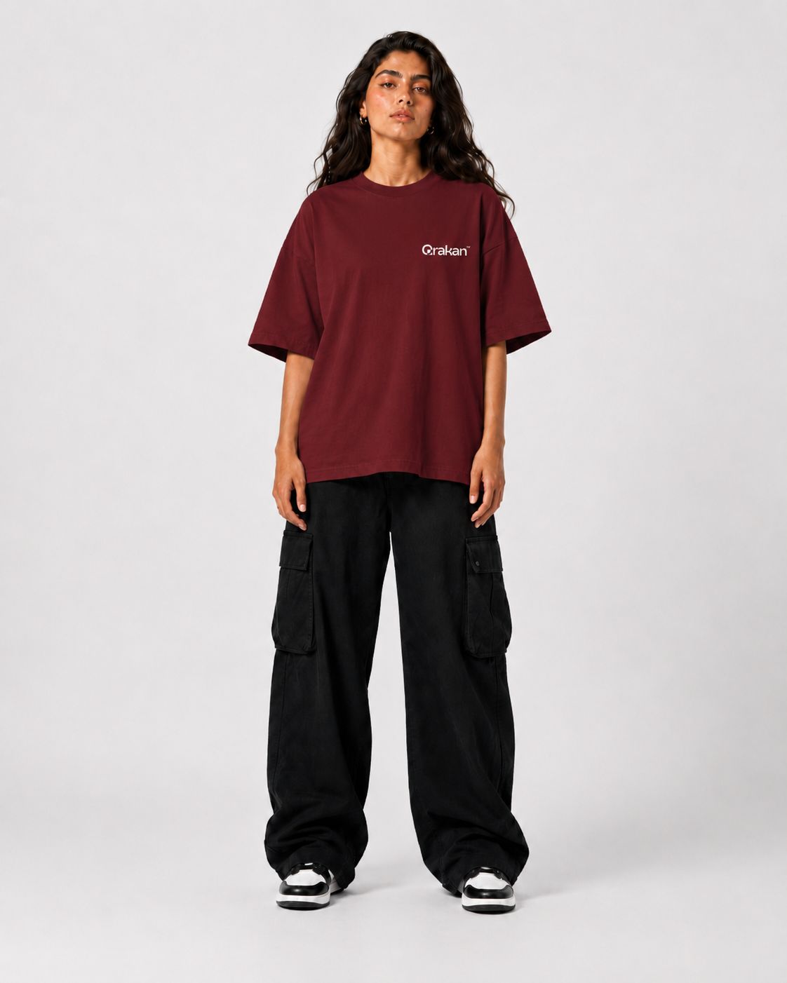 Orakan Signature T-Shirt — Burgundy