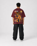 Sunflowers T-Shirt — Burgundy