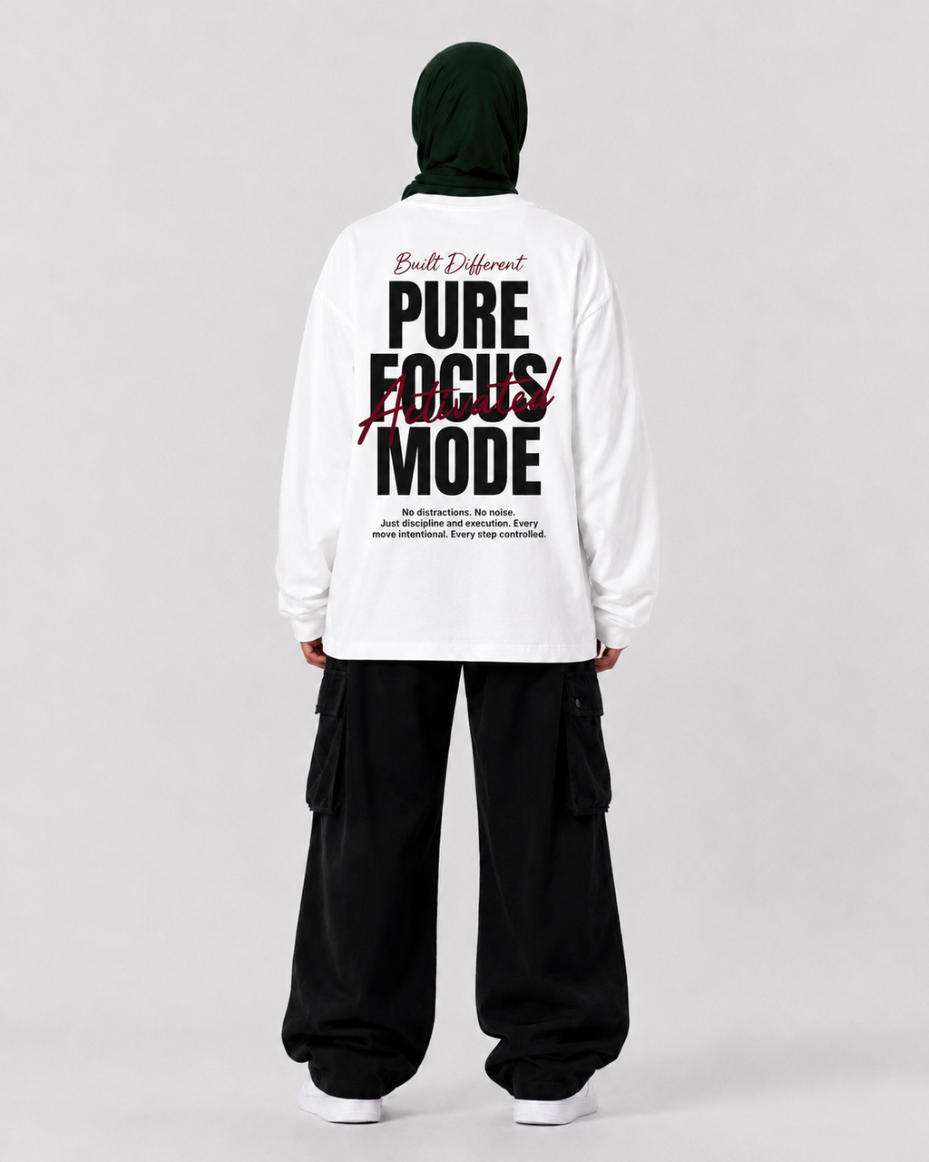Focus Long Sleeve — Black