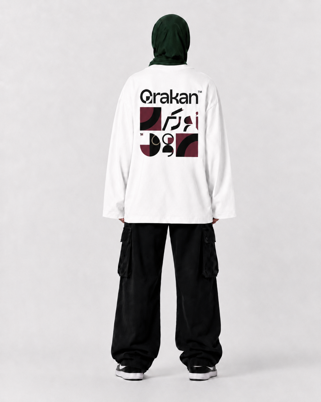 Blocks Long Sleeve — White