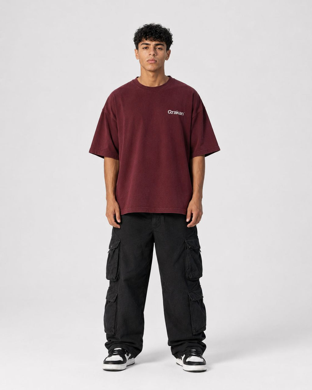 Sunflowers T-Shirt — Burgundy