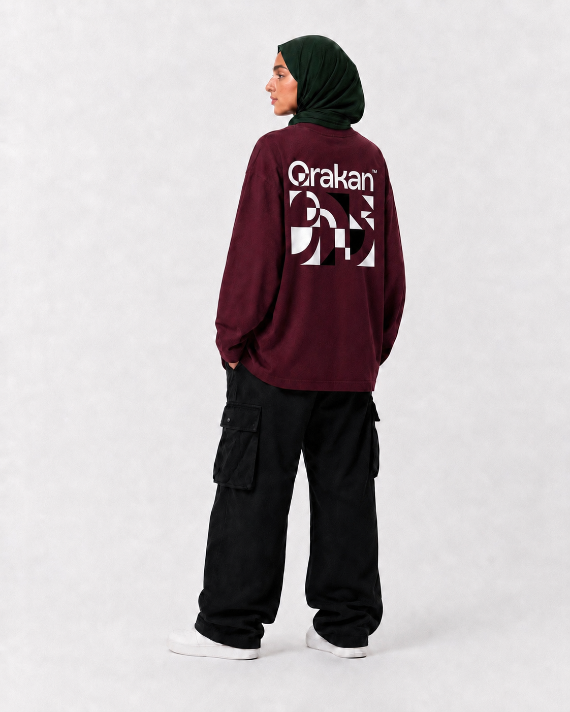Deja Vu Long Sleeve — Burgundy