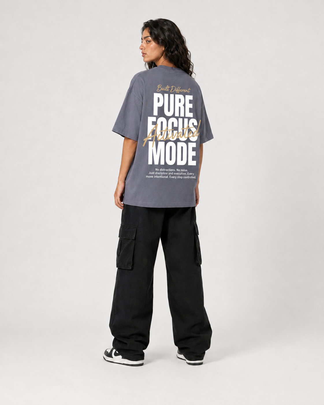 Focus T-Shirt — Burgundy