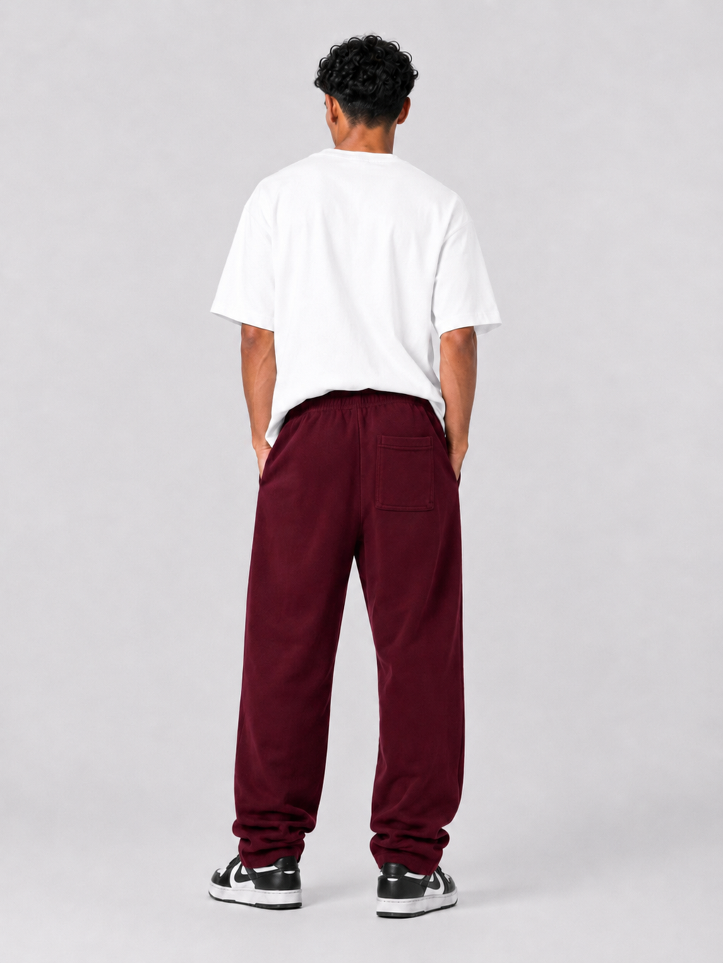 Orakan Streetwear Pants — Burgundy