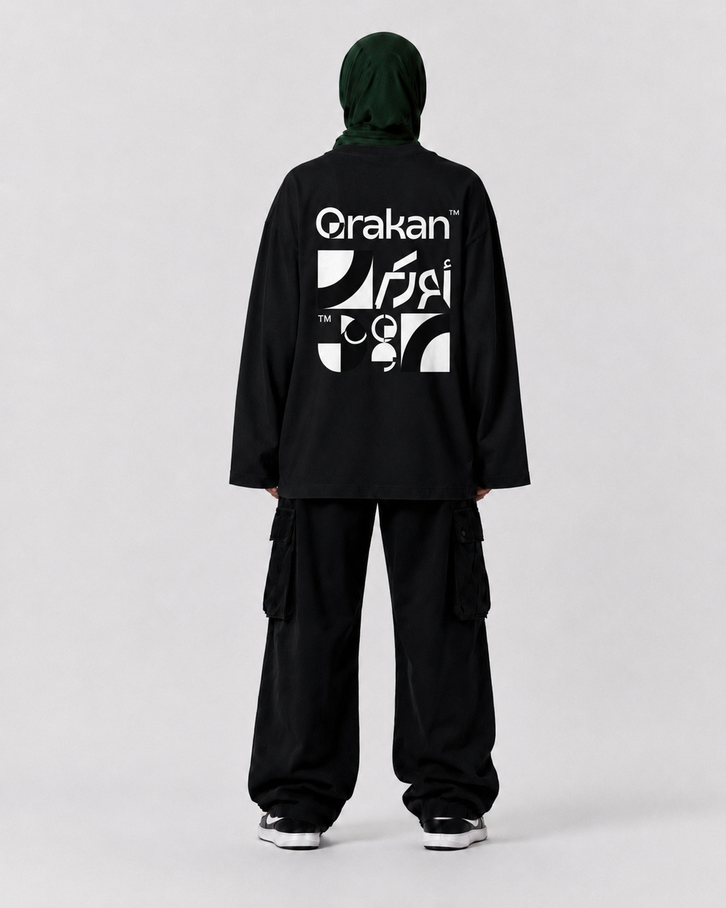Blocks Long Sleeve — Black