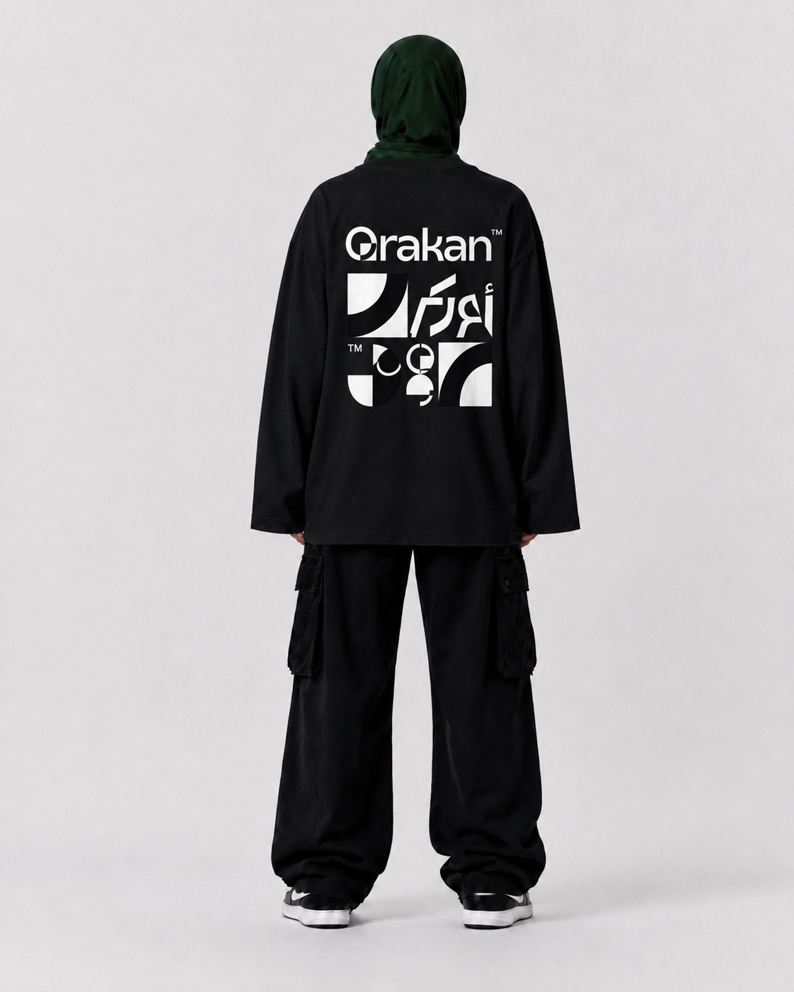 Blocks Long Sleeve — Black