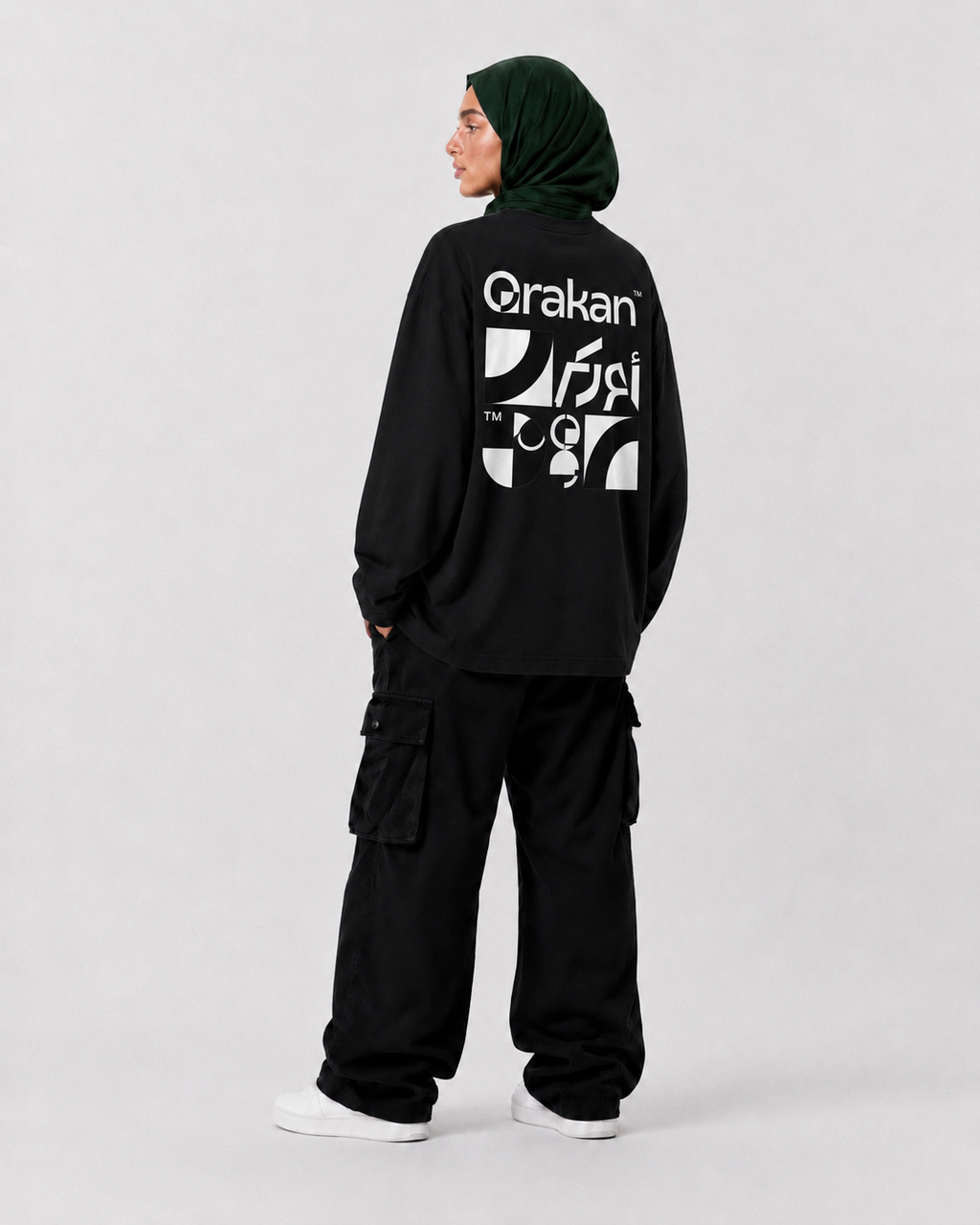 Blocks Long Sleeve — Black