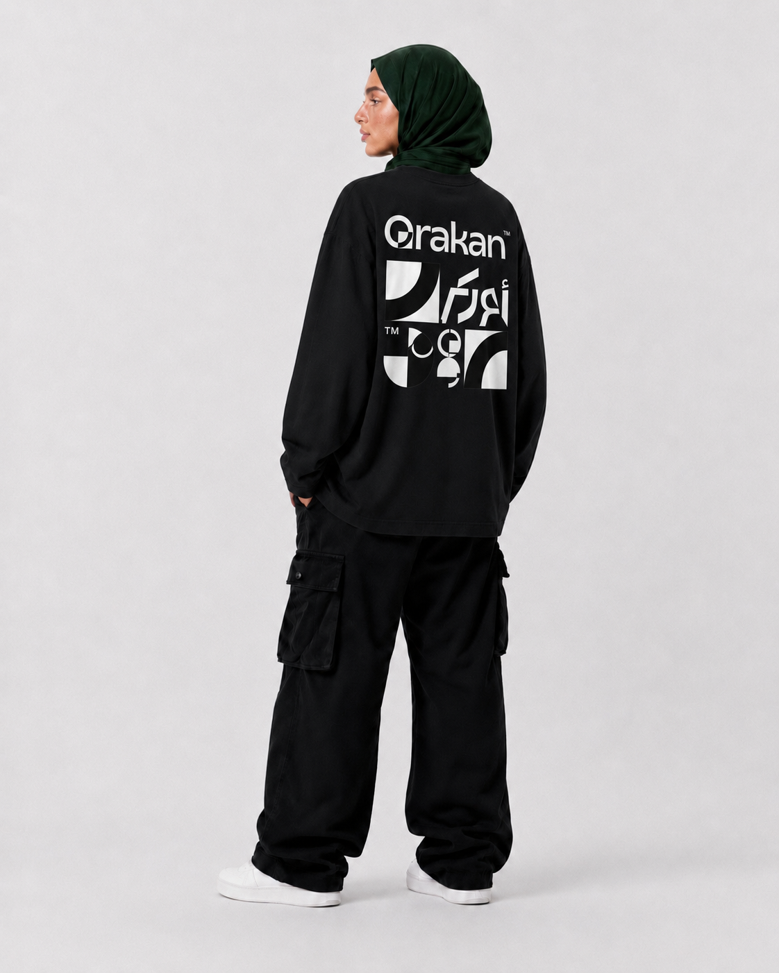 Blocks Long Sleeve — Black