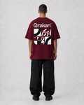 Blocks T-Shirt — Burgundy