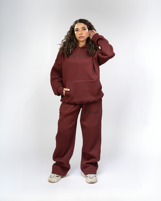 Oversized Set "Burgundy"
