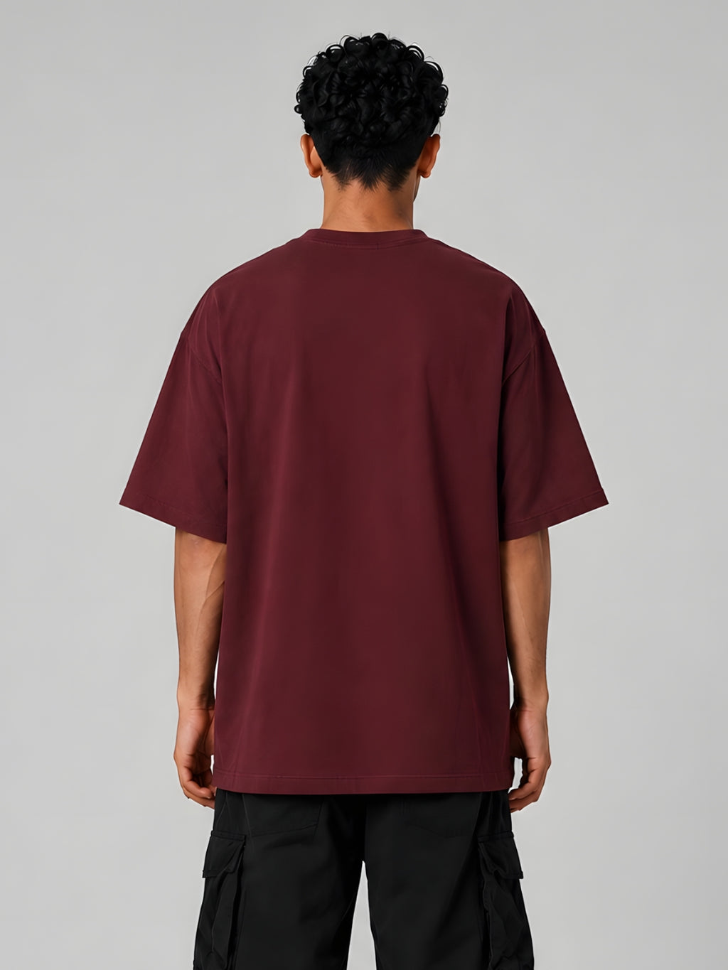 Army Keep Growing T-Shirt — Burgundy