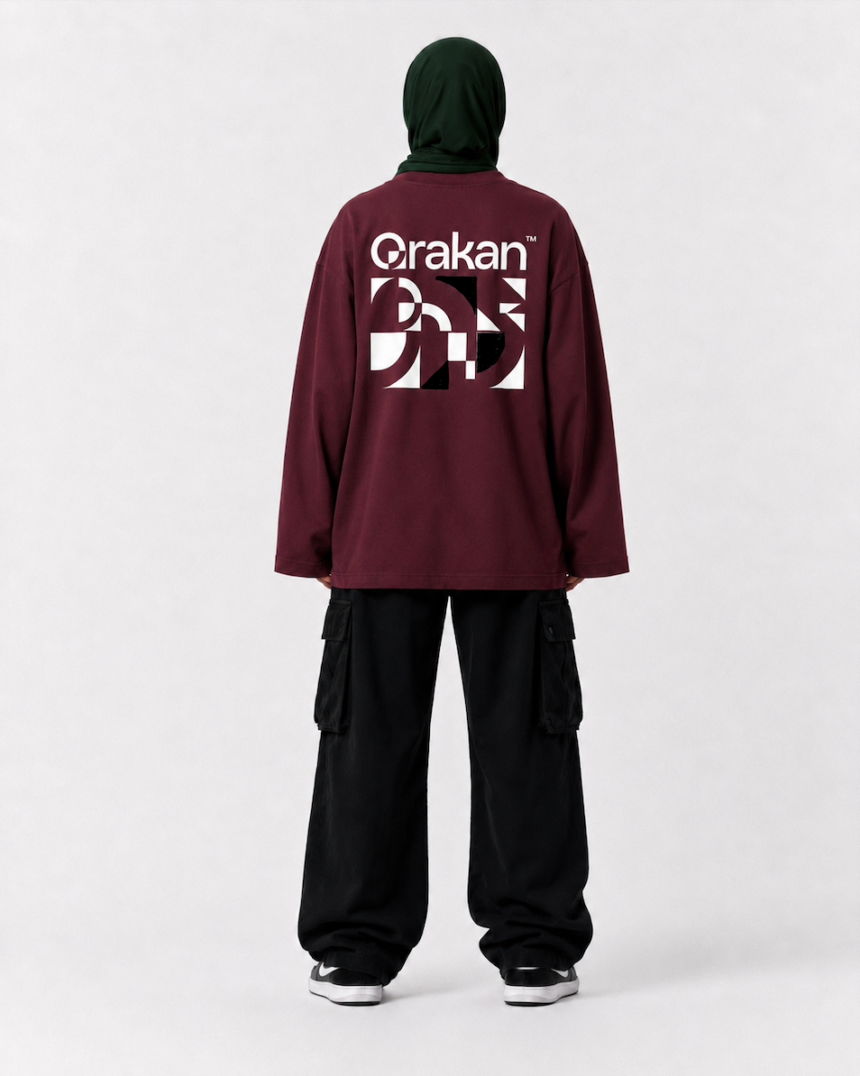 Deja Vu Long Sleeve — Burgundy