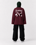 Deja Vu Long Sleeve — Burgundy