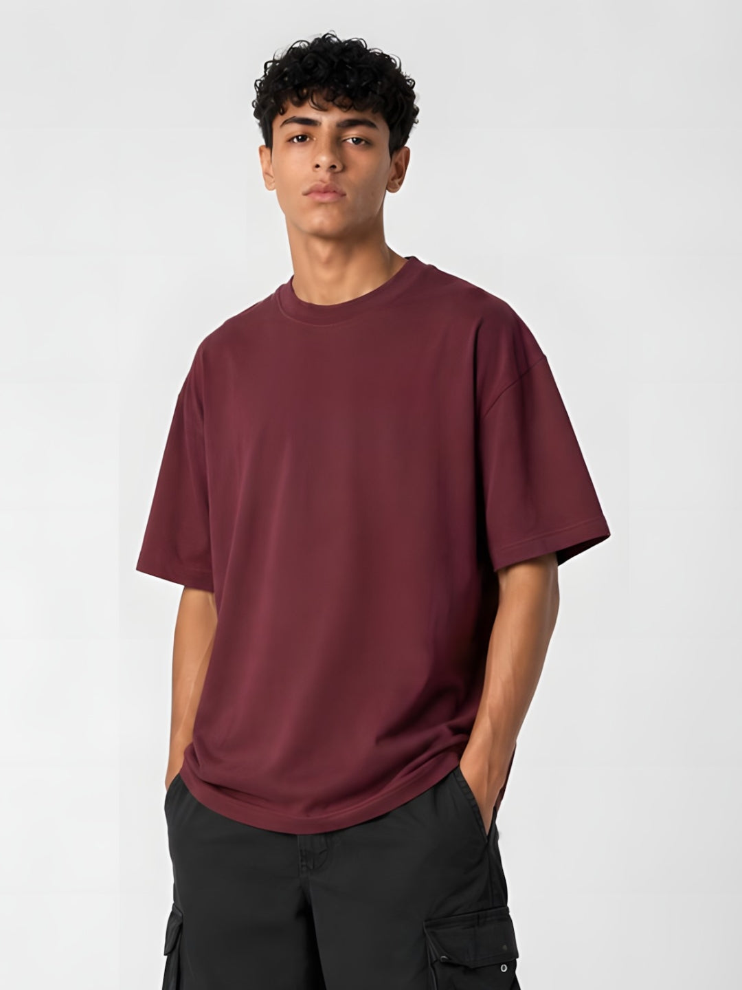 T-Shirt — Burgundy
